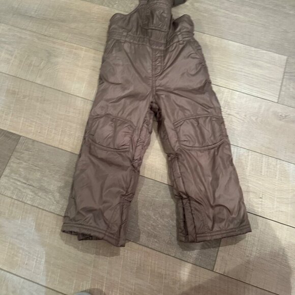 GAP TAN GIRLS SNOW BIB OVERALLS TODDLER 4 YEARS - Picture 2 of 6